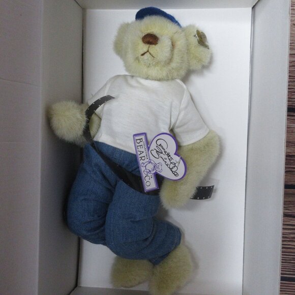NIB Annette Funicello Jackie The Film Editor Designer Teddy Bear Jointed W/ COA - Picture 4 of 6